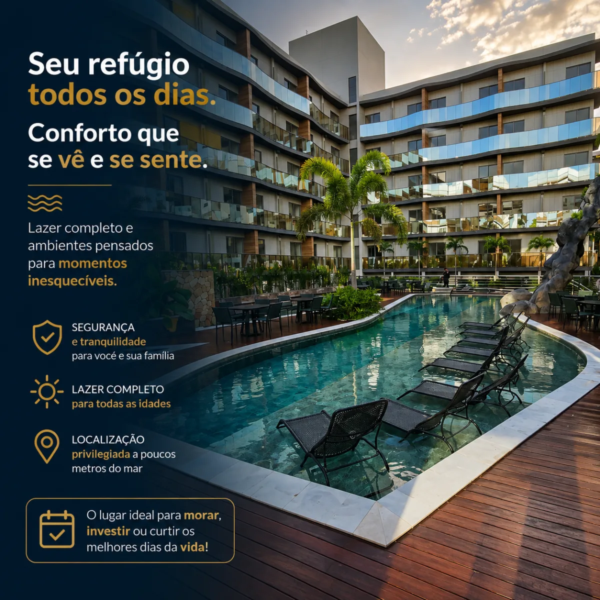 Flat Aqcualina — Cabo Branco, João Pessoa